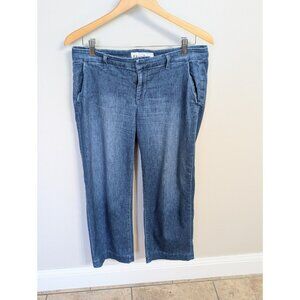 Frank & Eileen Westport Wide Leg Trouser Jeans Crop Ankle Women’s Size 8